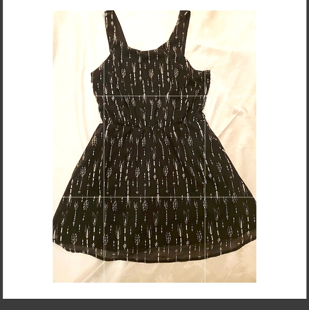H&M Black Flirty Dress